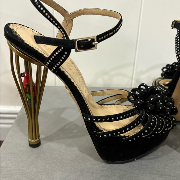Charlotte Olympia Birds of Paradise Cage Heels - Picture 9 of 11